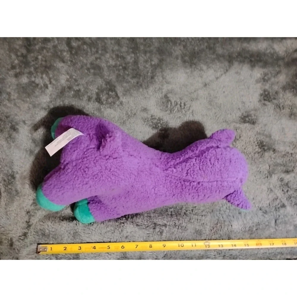 Pet‎ Smart Legend Squeaky Purple Llama Plushed Stuffed Animal 15